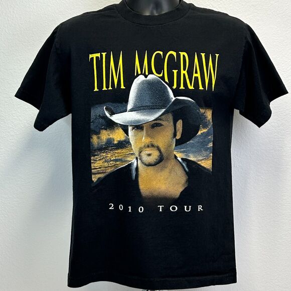 Tim McGraw 2010 Tour T Shirt Lady Antebellum Concert Country Mens Black M Medium - Picture 2 of 7